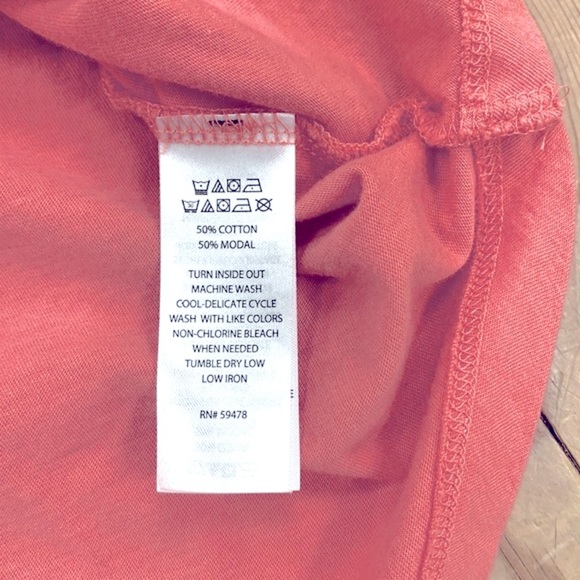 Cynthia Rowley Sleeveless Top Ladies size M Coral Color - Picture 7 of 7